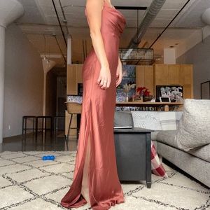 Revelry Skye Satin Bridesmaid Dress